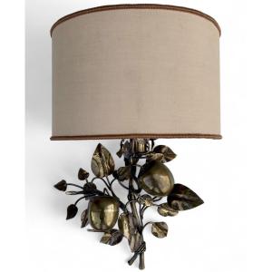 Jansen Bronze Apple Branch Wall Light 