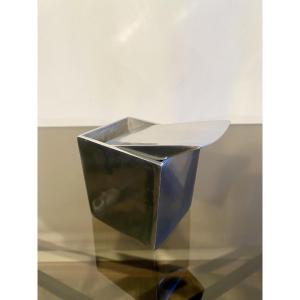 Philippe Starck Ray Hollis Xo Edition 1986 Cast Aluminum Ashtray 