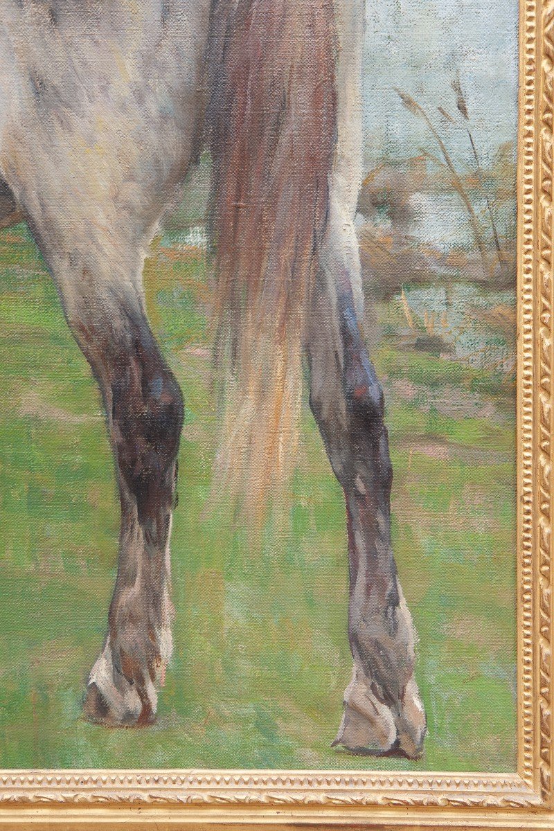 Ruggero Panerai  ( 1862 – 1923) Cavallo al pascolo-photo-1