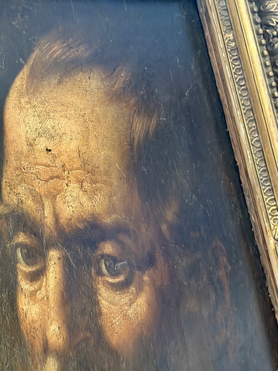 Studio Caravaggista Italiano – Olio su Tavola – Fine XVI / Inizi XVII Secolo-photo-5