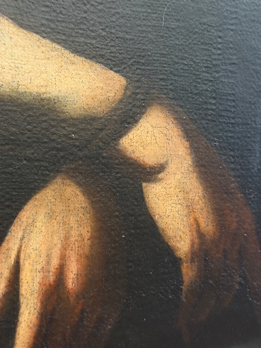 Cristo Flagellato – Maestro Napoletano – Inizio XVII Secolo – Olio su Tela-photo-3