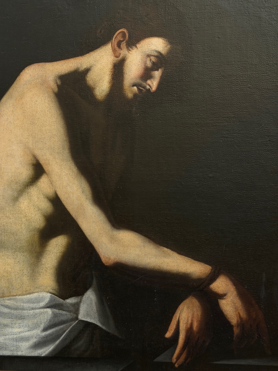 Cristo Flagellato – Maestro Napoletano – Inizio XVII Secolo – Olio su Tela