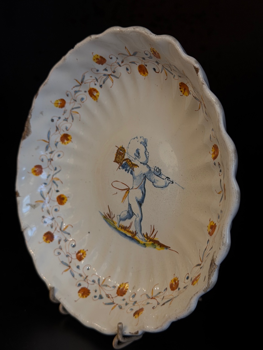 Crespina in maiolica compendiaria, Faenza, fine XVI secolo