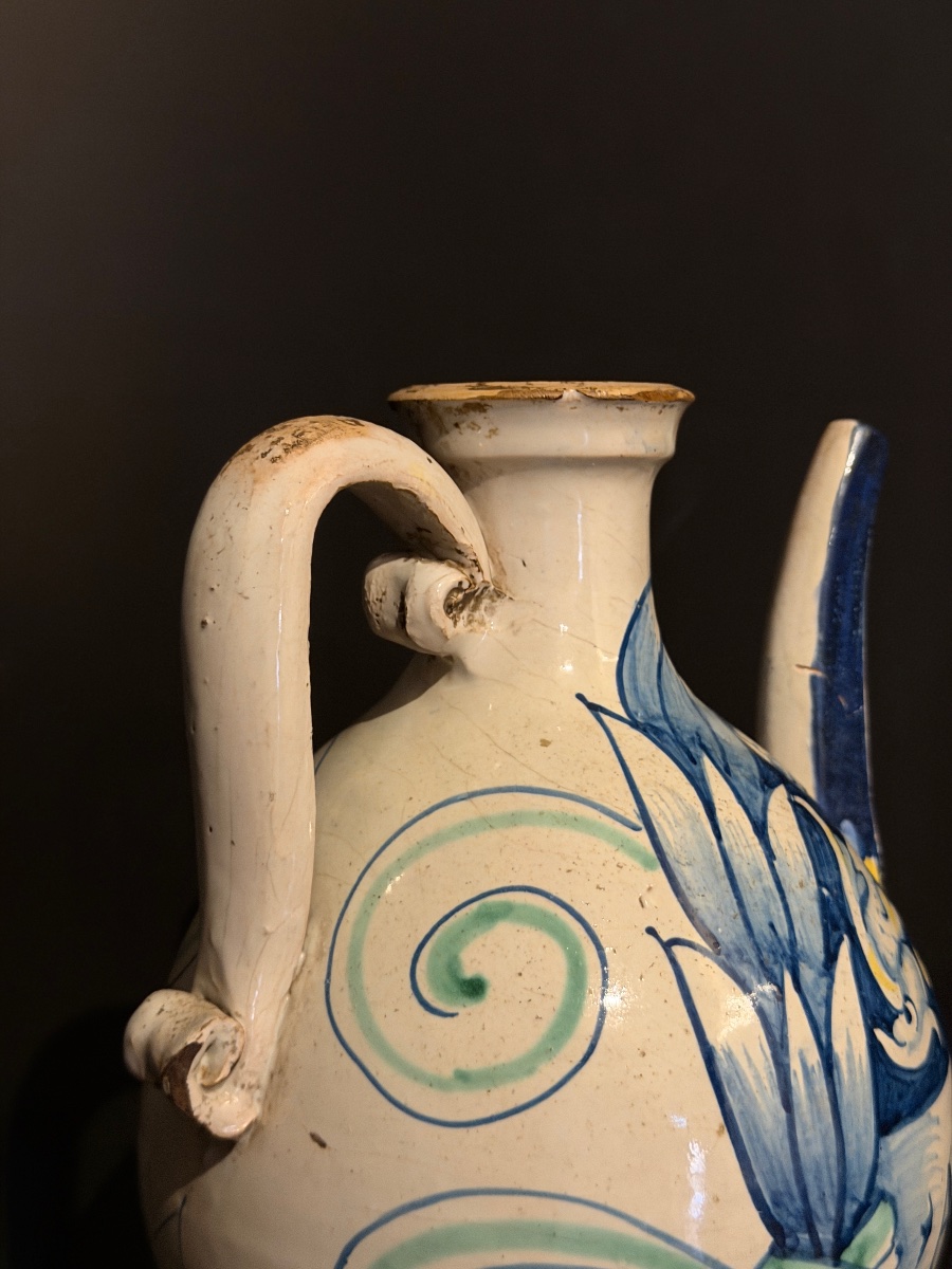 Boccale da farmacia in maiolica di Casteldurante, XVI secolo-photo-3