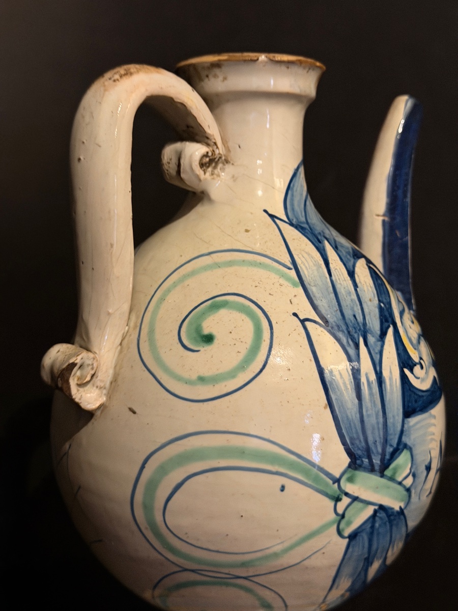 Boccale da farmacia in maiolica di Casteldurante, XVI secolo-photo-4