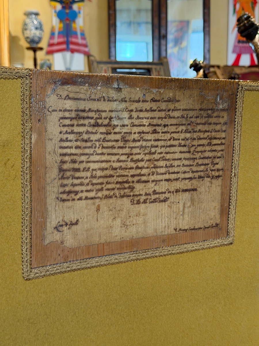 Piccolo credenzino veneziano laccato di epoca Luigi XIV-photo-2