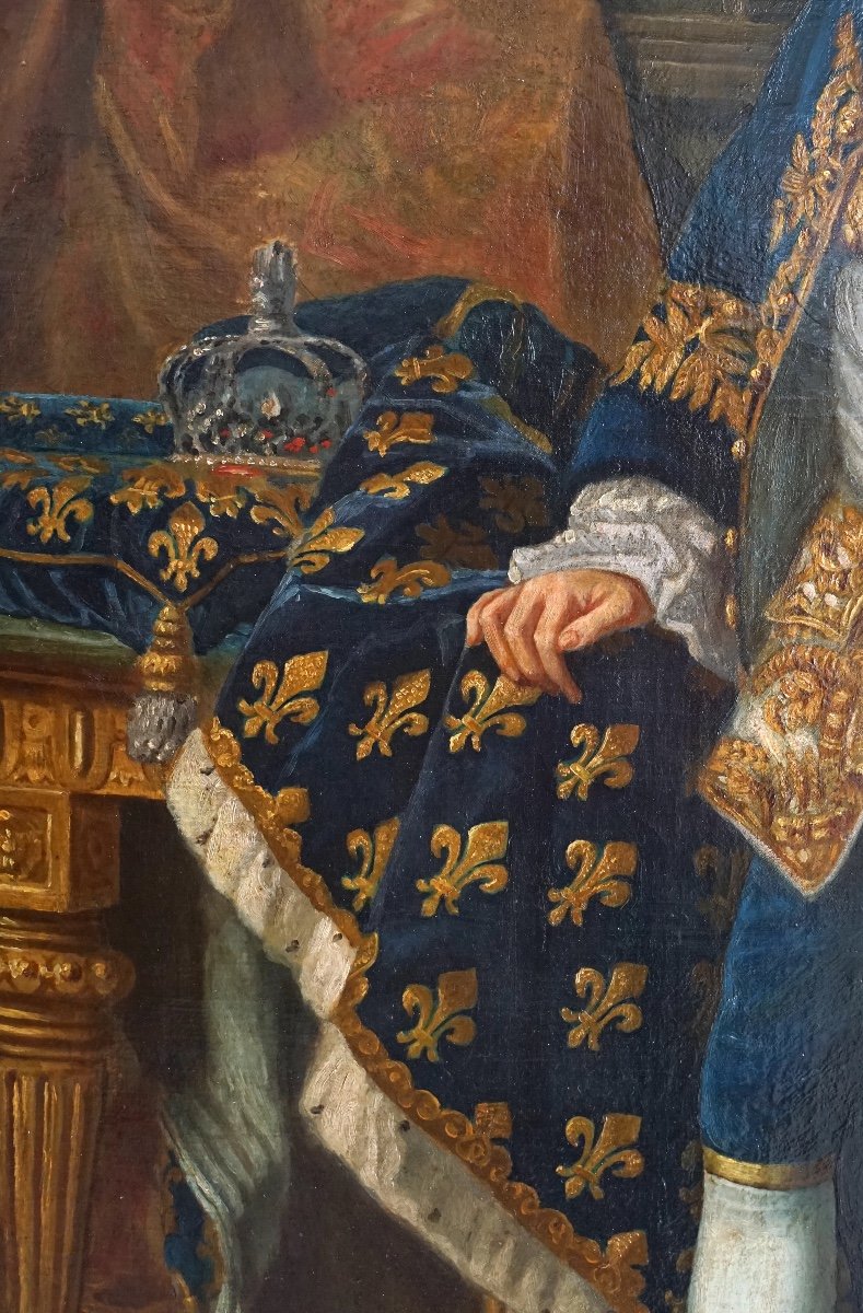 Dipinto Ritratto Luigi XV-photo-2