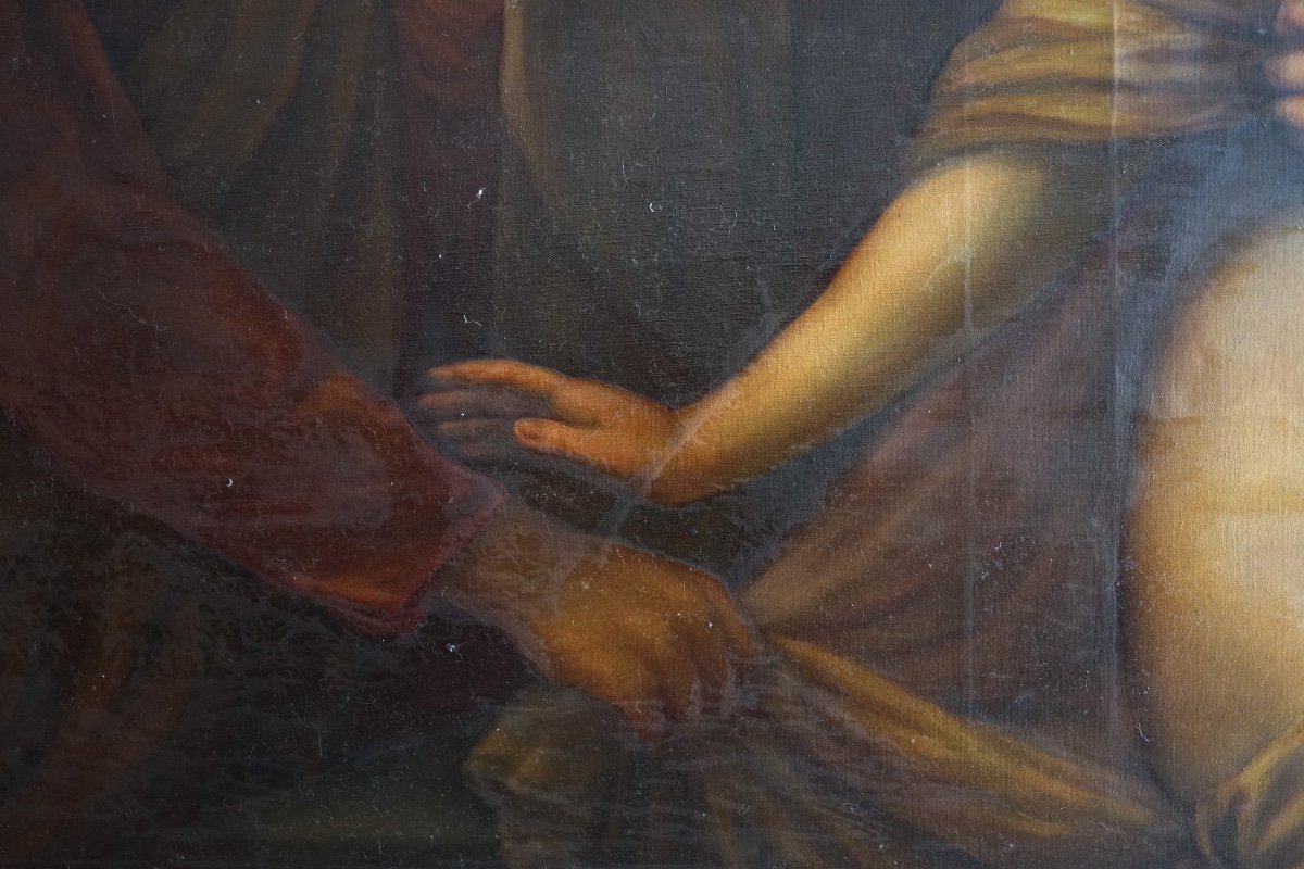 Dipinto raffigurante l'iconografia biblica di "Susanna e i vecchioni"-photo-4