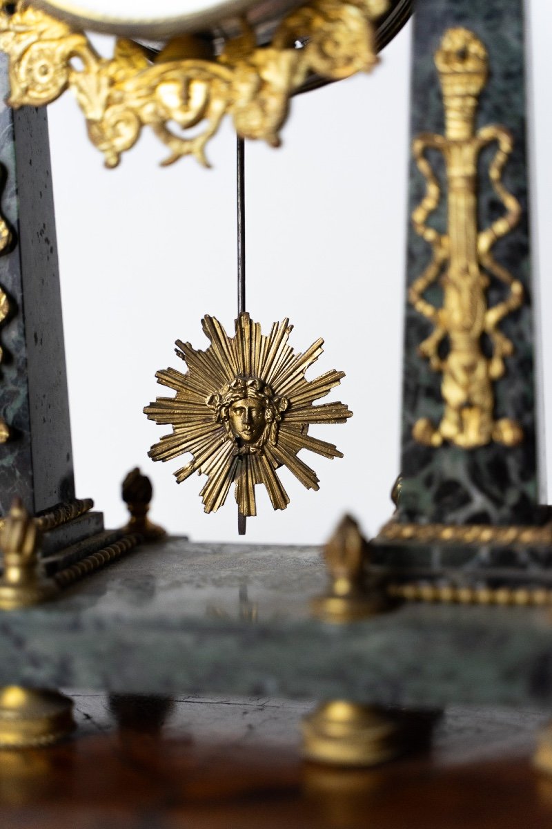 Orologio con pendolo da tavolo antico-photo-2