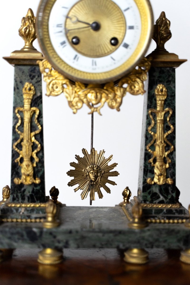 Orologio con pendolo da tavolo antico-photo-2