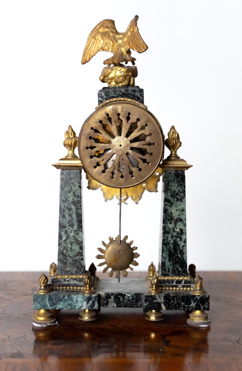 Orologio con pendolo da tavolo antico-photo-4
