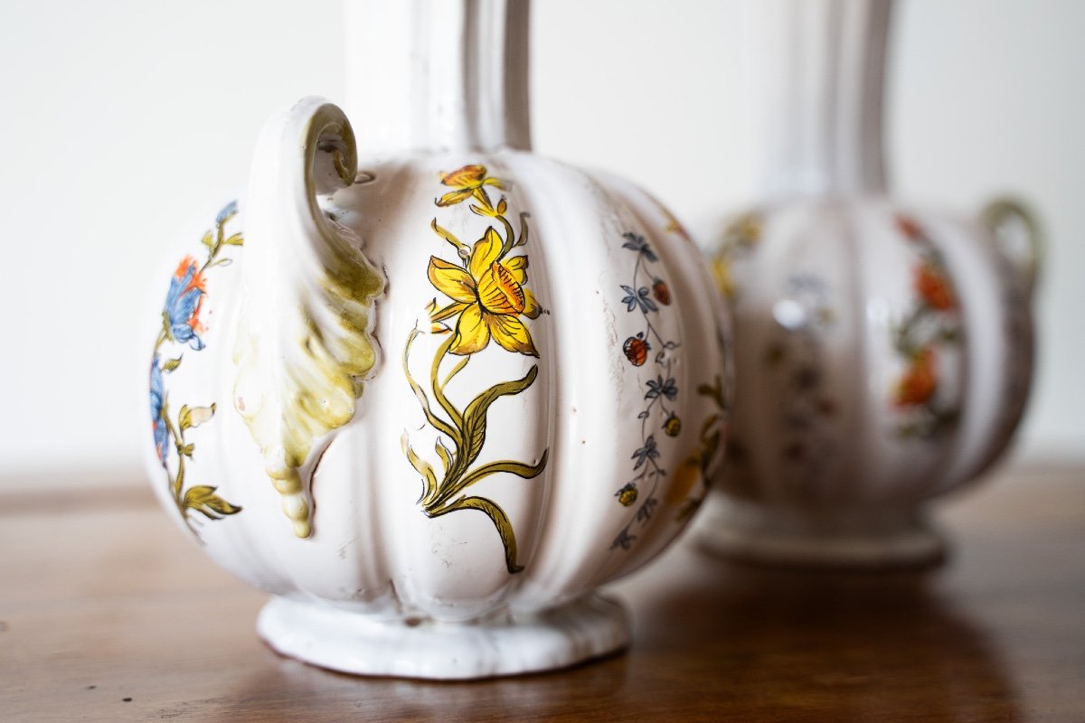 Antica coppia di vasi vasetti in porcellana di bassano-photo-7