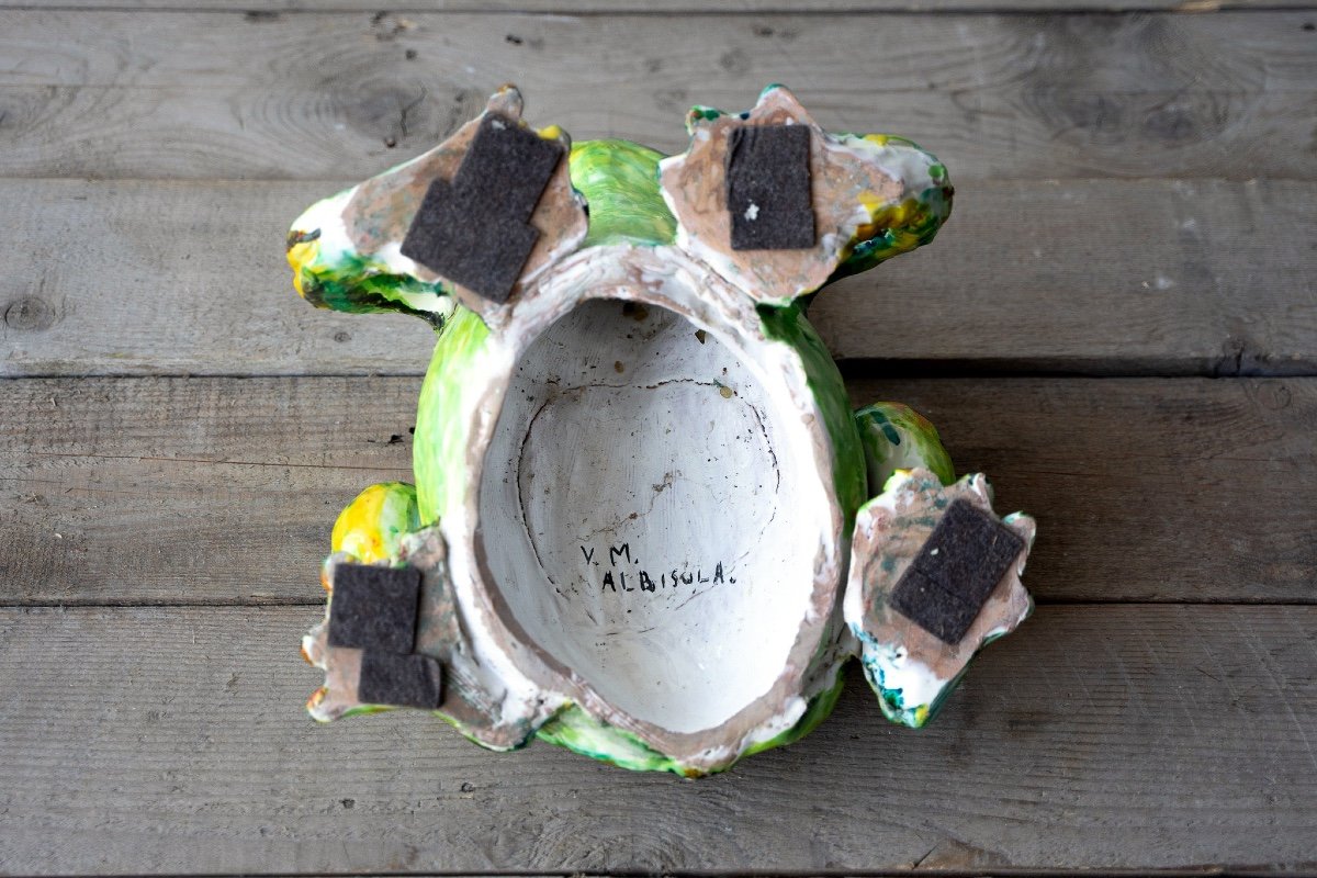Ceramica di Albisola rappresentante una rana-photo-5