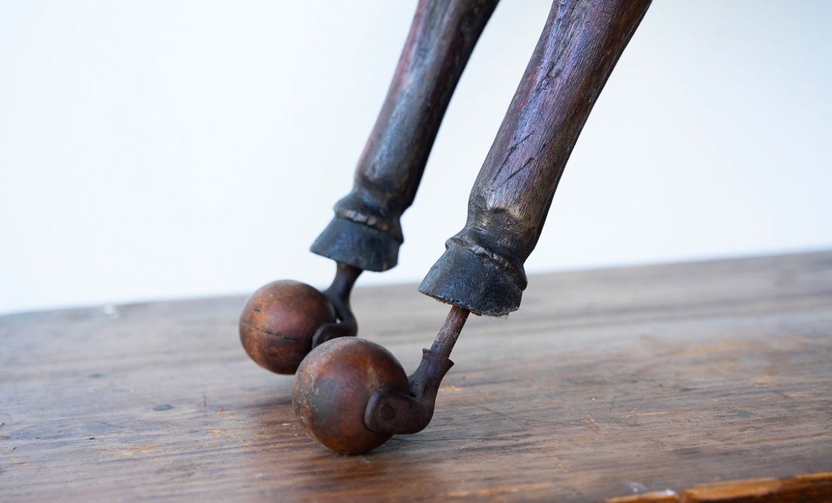 Cavallo da giostra in legno – XIX secolo-photo-4
