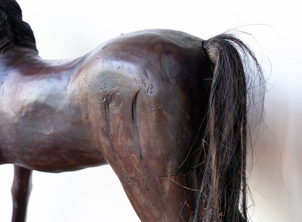 Cavallo da giostra in legno – XIX secolo-photo-3