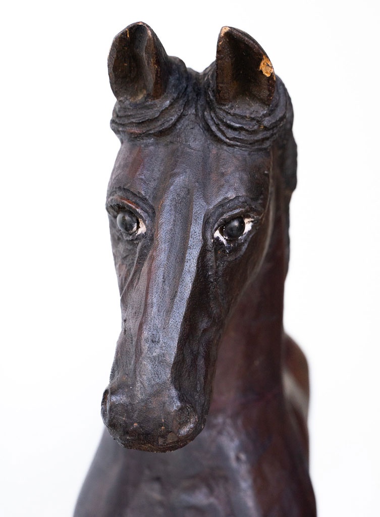 Cavallo da giostra in legno – XIX secolo-photo-6
