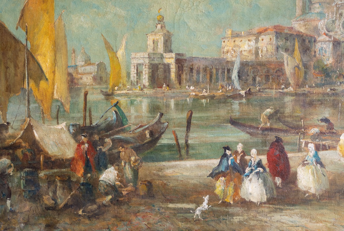 Veduta di Venezia con la Chiesa della Salute – Eugenio Zeno Bonivento-photo-1