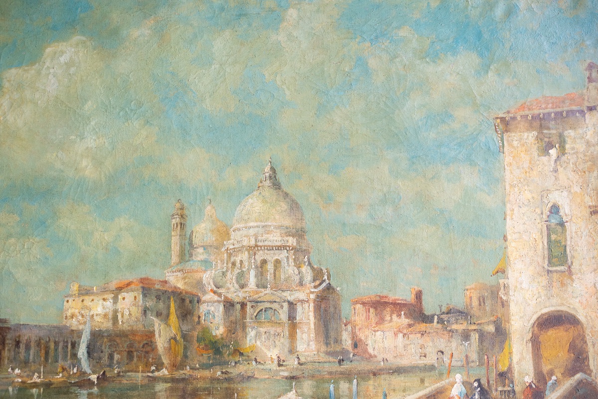 Veduta di Venezia con la Chiesa della Salute – Eugenio Zeno Bonivento-photo-4