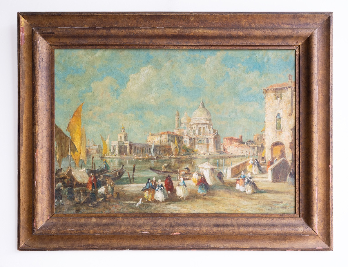 Veduta di Venezia con la Chiesa della Salute – Eugenio Zeno Bonivento