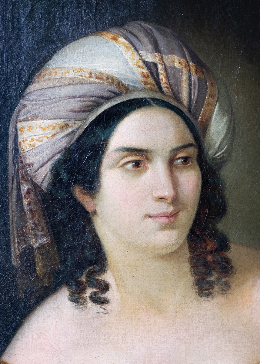Ritratto di dama in abiti orientali, Natale Schiavoni-photo-2