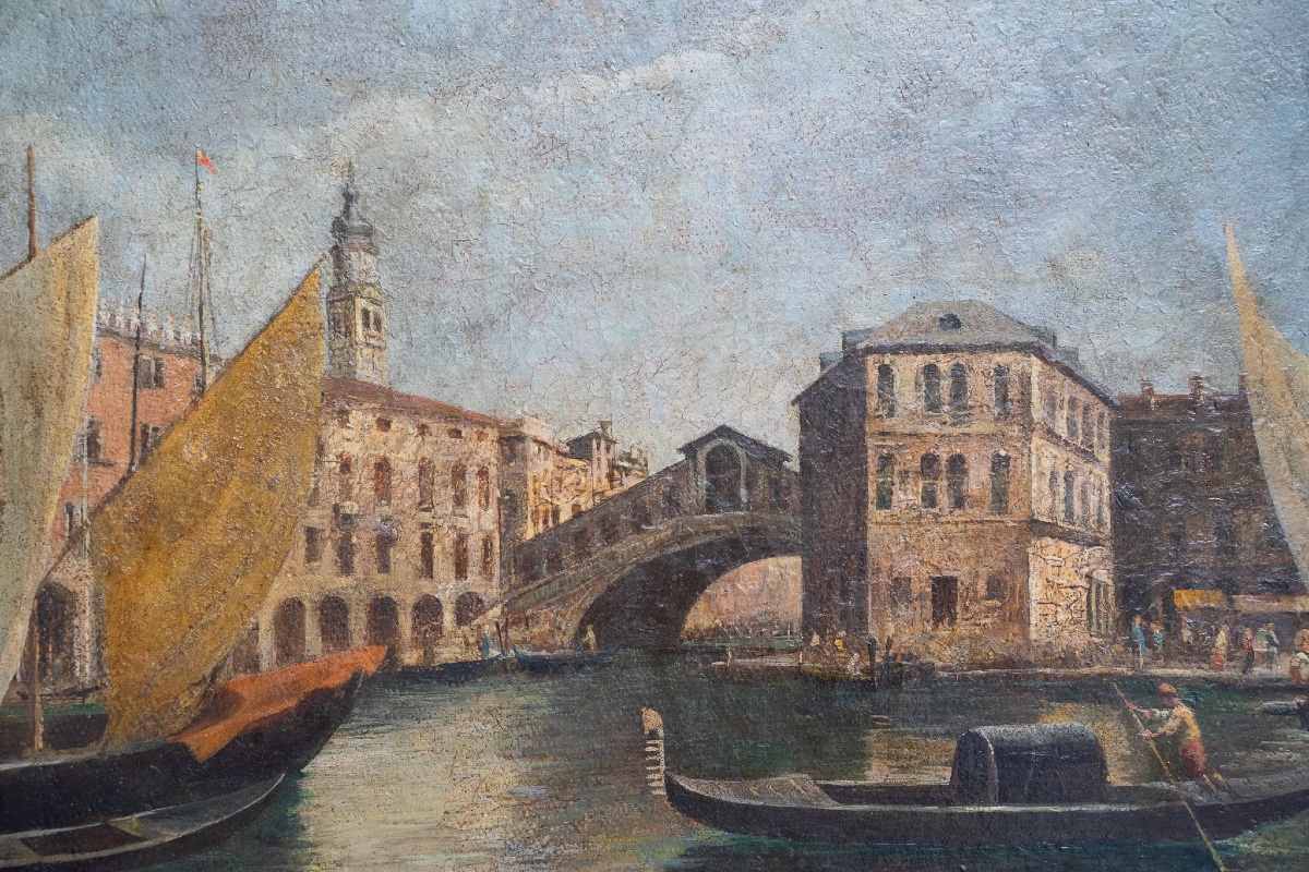 Coppia di vedute di Venezia – Fine XVIII / inizi XIX secolo-photo-5