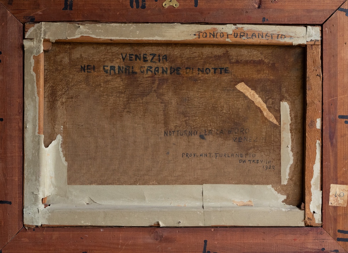 Venezia nel Canal Grande di notte – Prof. Ant. Furlanetto, 1922-photo-3