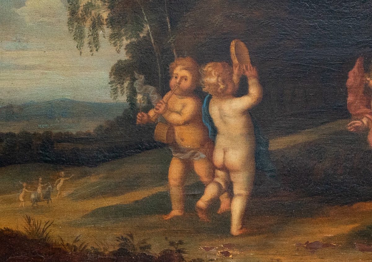 Baccanale di Putti - Scuola Fiamminga-photo-3