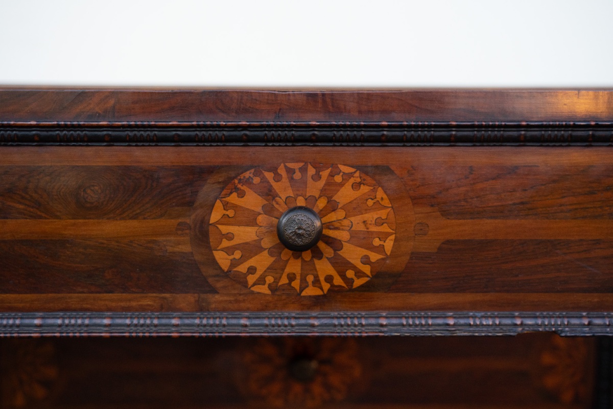 Cassettone Lombardo Intarsiato – Fine XVIII secolo-photo-2