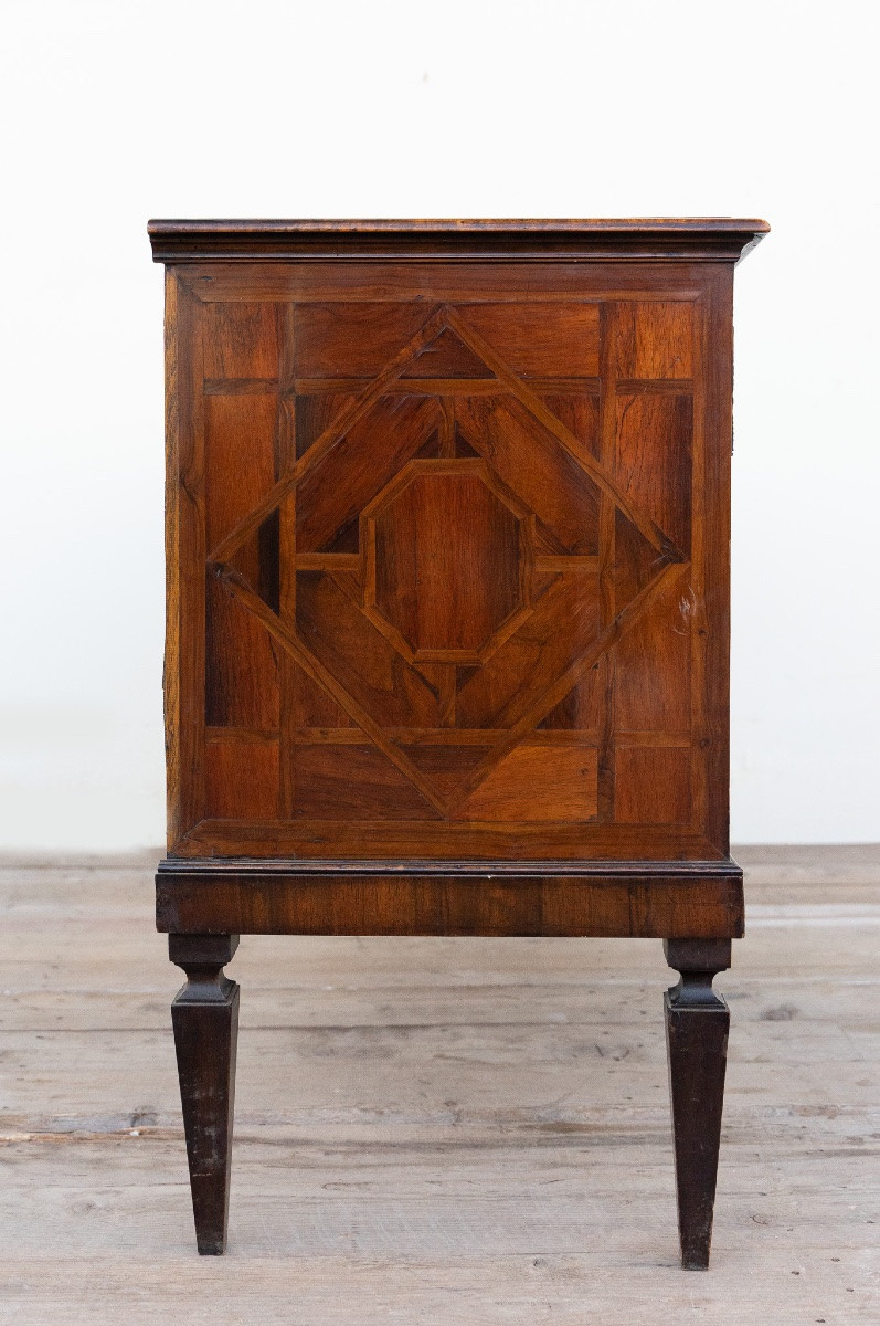 Cassettone Lombardo Intarsiato – Fine XVIII secolo-photo-5