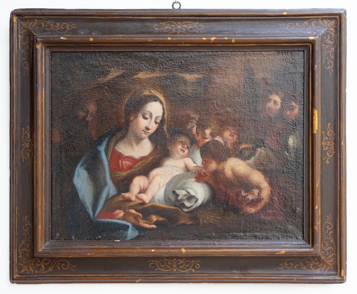 Madonna tra gli Angeli – Scuola Veneta, seconda metà del XVII secolo