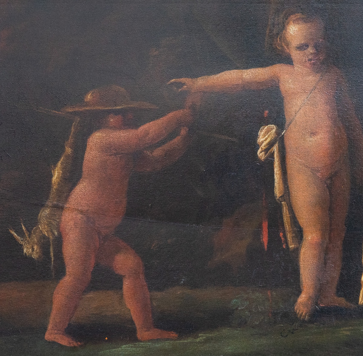 Coppia di scene di gioco di bambini – Scuola emiliana, fine XVII.-photo-6