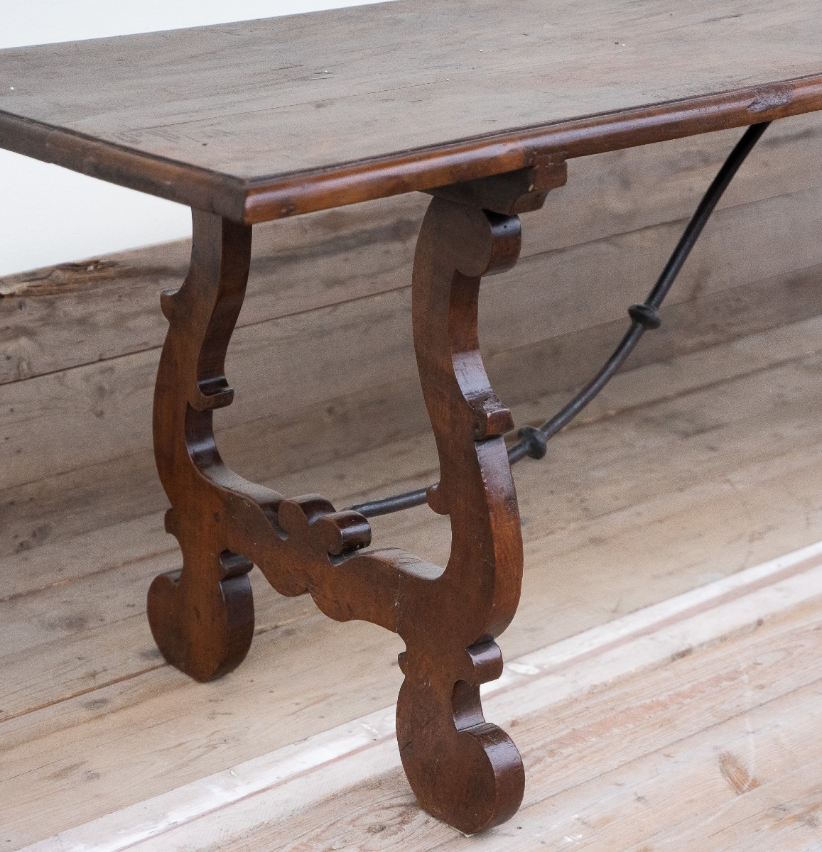 Tavolo Fratino Veneto in noce – fine XVII secolo-photo-3