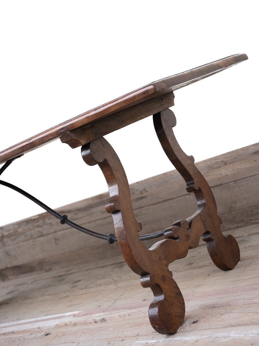 Tavolo Fratino Veneto in noce – fine XVII secolo-photo-2