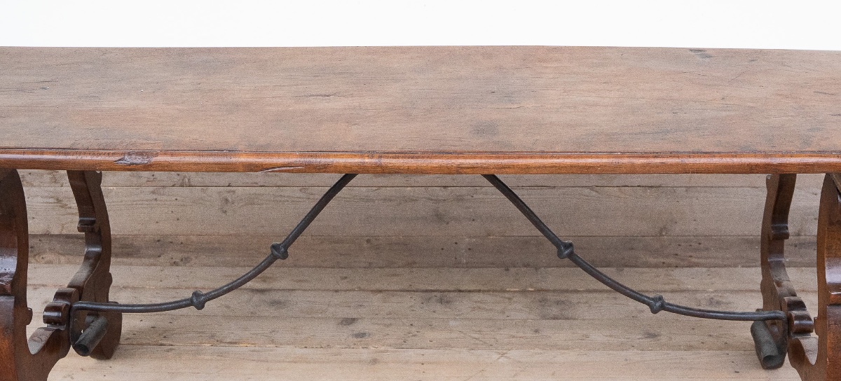 Tavolo Fratino Veneto in noce – fine XVII secolo-photo-3