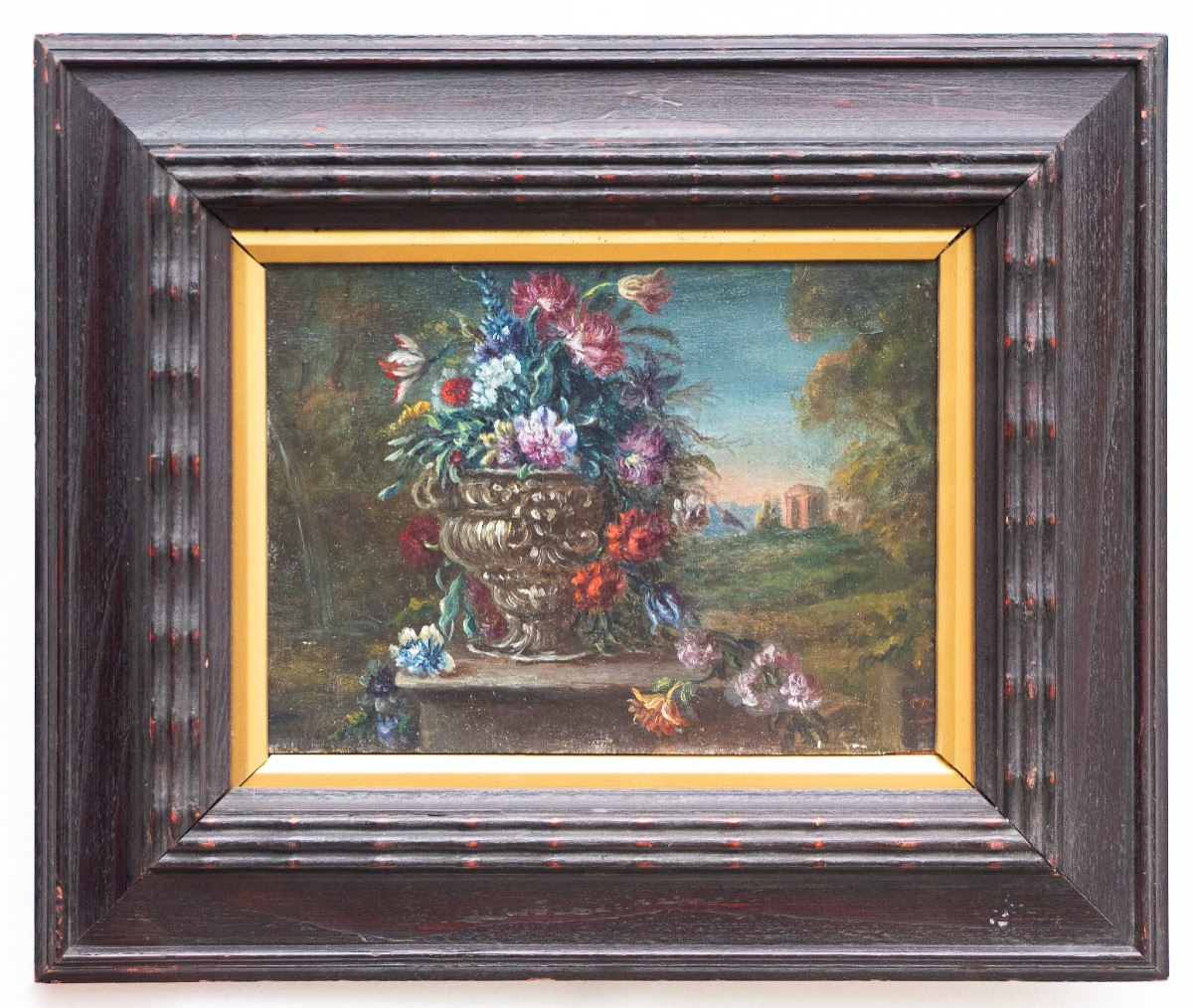 Coppia di nature morte – Scuola fiamminga, fine XVIII secolo-photo-2