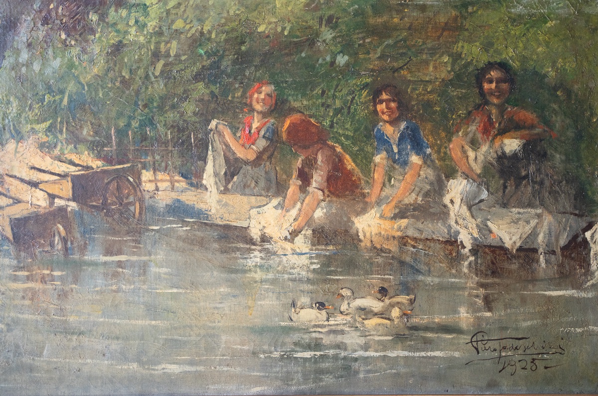 Le lavandaie – Piero Todeschini, 1925-photo-2