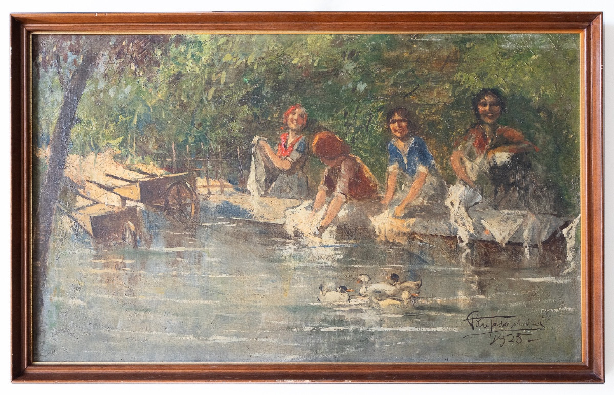 Le lavandaie – Piero Todeschini, 1925