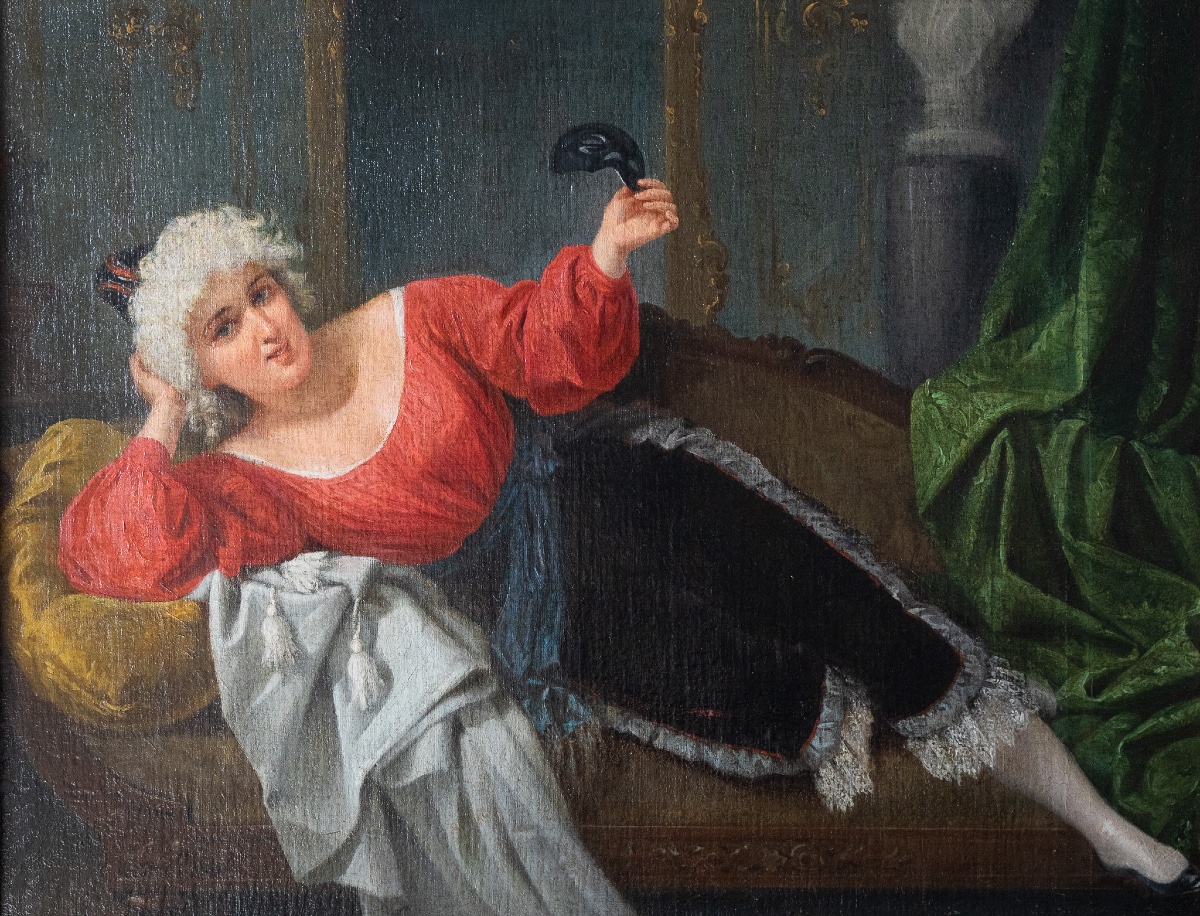 Donna distesa con maschera di Emanuele Trionfi-photo-2