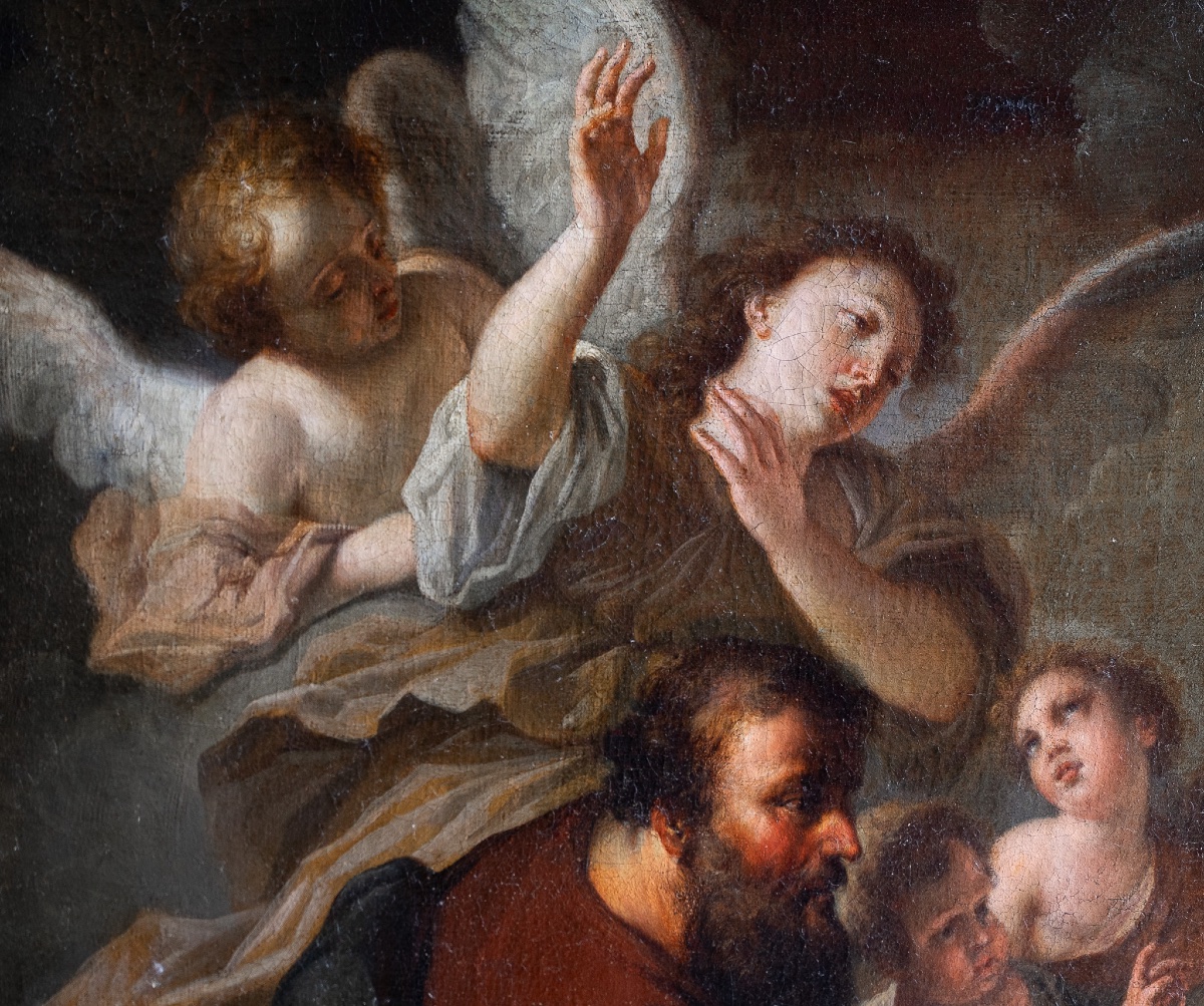 Coppia di dipinti a tema religioso, Adorazione dei Pastori – Adorazione dei Magi-photo-6