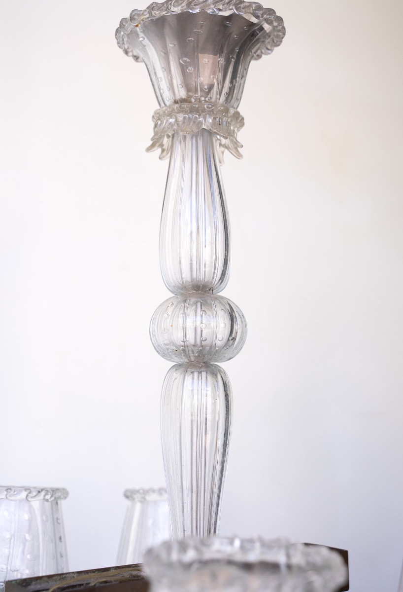 Lampadario in vetro di Murano dei Fratelli Toso-photo-4
