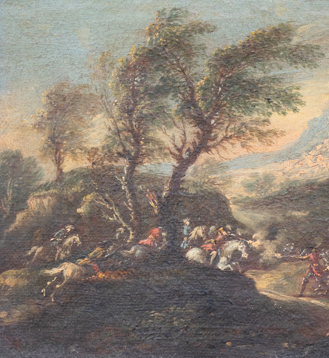 Scena di battaglia – attribuita a Francesco Graziani-photo-1