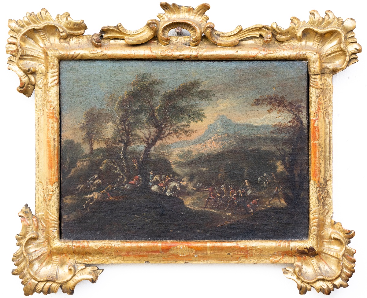 Scena di battaglia – attribuita a Francesco Graziani