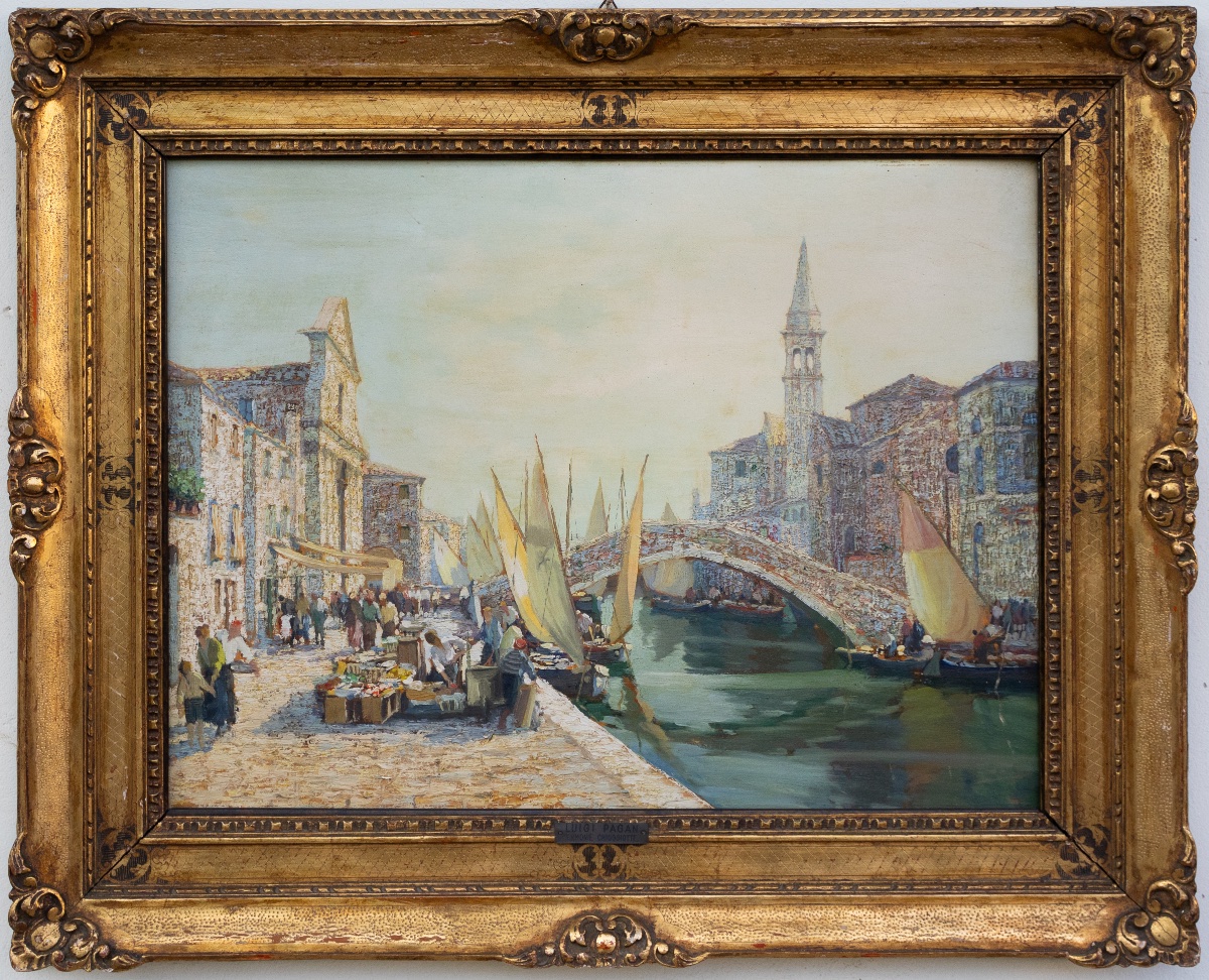Dipinti raffiguranti Chioggia - Luigi Pagan, 1931-photo-2
