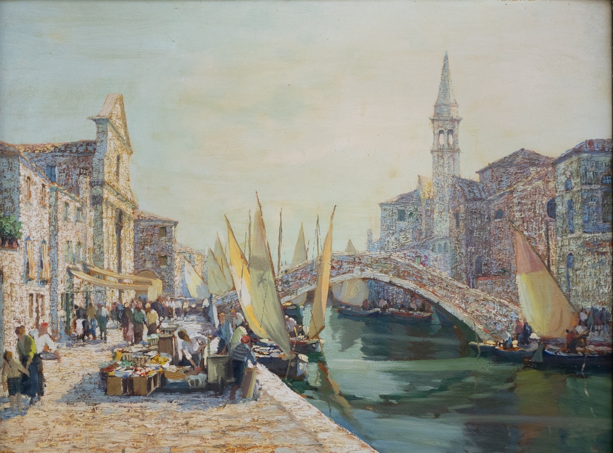 Dipinti raffiguranti Chioggia - Luigi Pagan, 1931-photo-3