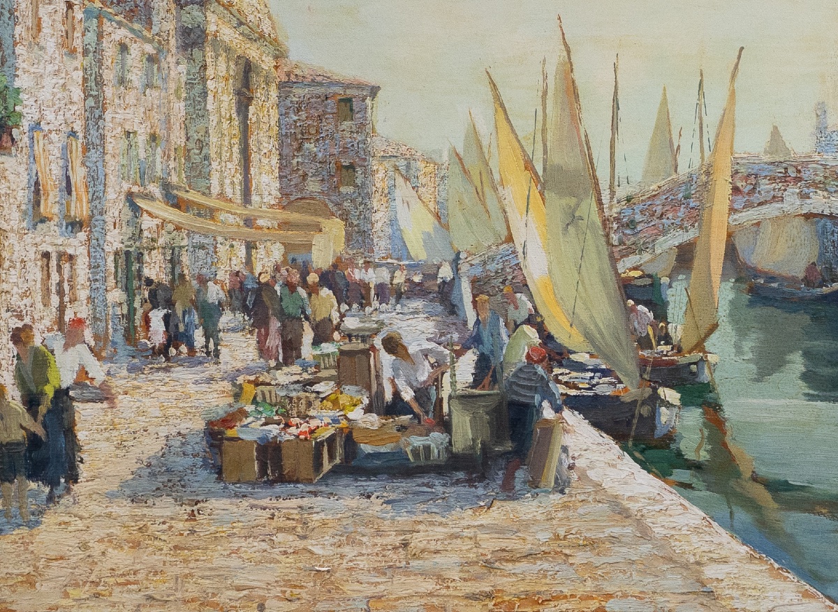 Dipinti raffiguranti Chioggia - Luigi Pagan, 1931-photo-4