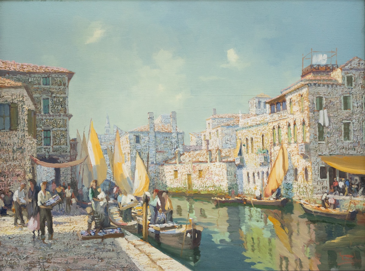 Dipinti raffiguranti Chioggia - Luigi Pagan, 1931-photo-4