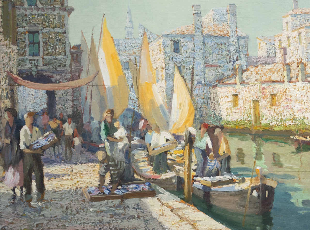 Dipinti raffiguranti Chioggia - Luigi Pagan, 1931-photo-5