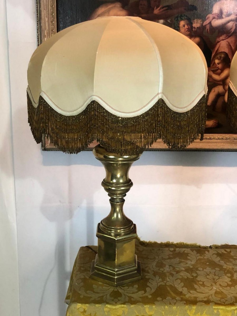 Paire de lampes  d'origine Italienne des annèes '50-photo-1