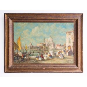 Veduta di Venezia con la Chiesa della Salute – Eugenio Zeno Bonivento