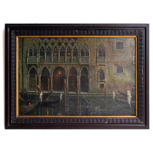 Venezia nel Canal Grande di notte – Prof. Ant. Furlanetto, 1922